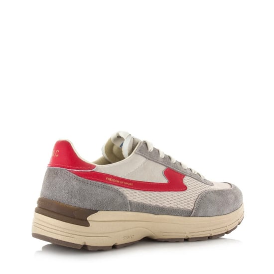 Stepney workers club S.w.c osier s-strike geo-merged grey red lage sneakers unisex - Image 3