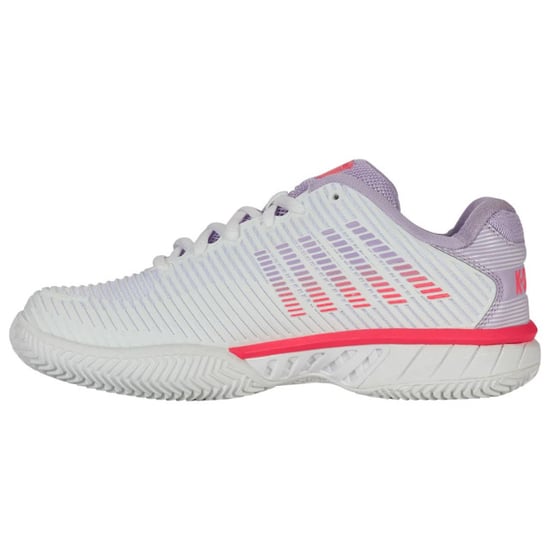K-Swiss hypercourt express 2 clay tennisschoenen gravel dames wit-roze - Image 4