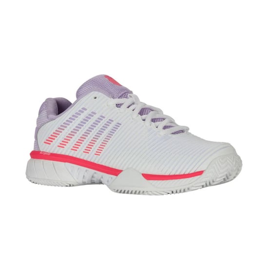 K-Swiss hypercourt express 2 clay tennisschoenen gravel dames wit-roze - Image 5
