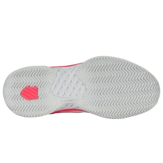 K-Swiss hypercourt express 2 clay tennisschoenen gravel dames wit-roze - Image 6