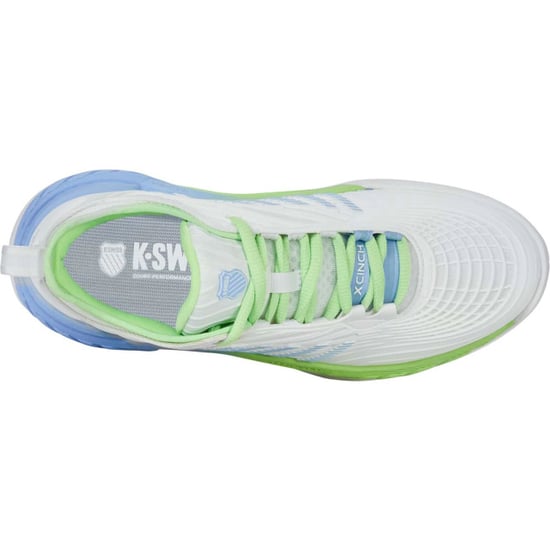 K-Swiss hypercourt supreme 2 clay tennisschoenen gravel dames wit-blauw - Image 3
