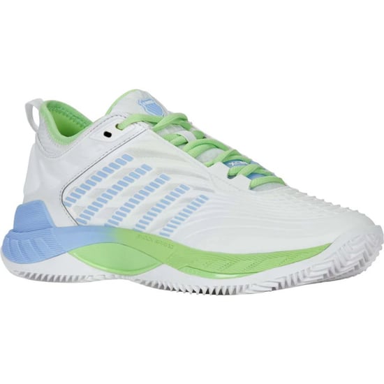 K-Swiss hypercourt supreme 2 clay tennisschoenen gravel dames wit-blauw - Image 6