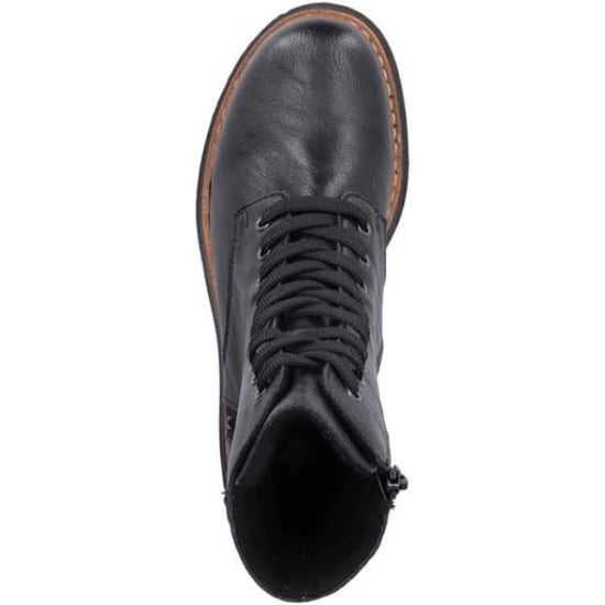 Rieker Kort veterlaarsje 72647-00 black - Image 3
