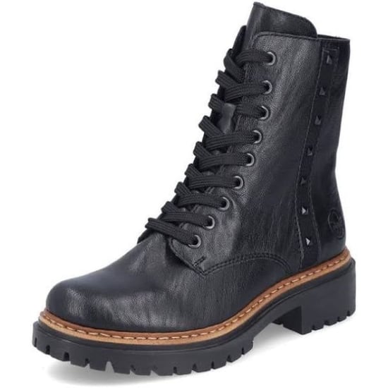 Rieker Kort veterlaarsje 72647-00 black - Image 5