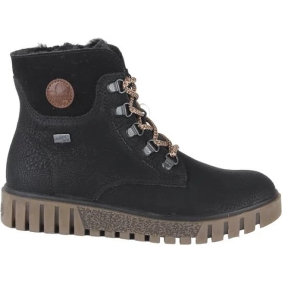 Rieker Kort veterlaarsje y3433-00 black - Image 2