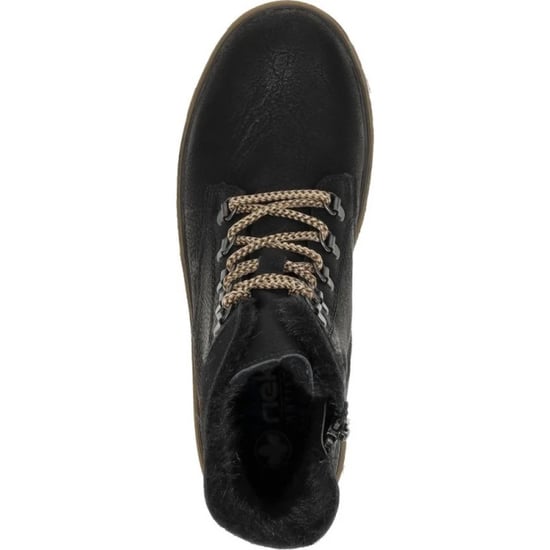 Rieker Kort veterlaarsje y3433-00 black - Image 3