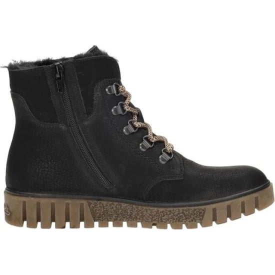 Rieker Kort veterlaarsje y3433-00 black - Image 5