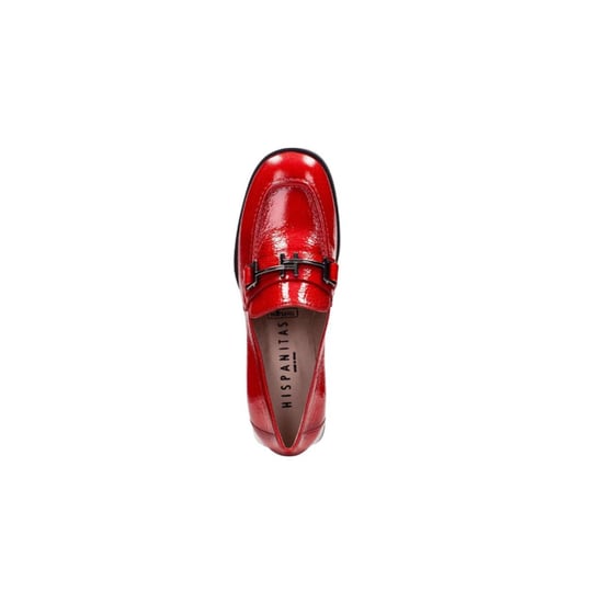 Hispanitas lakleren loafers op hak - Image 3