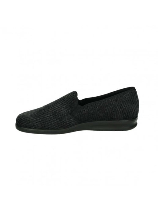 Westland Pantoffel belfort stof 15522 65 100 schwarz - Image 3