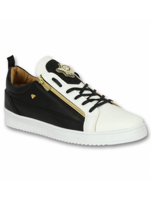 Cash Money Schoenen sneaker bee black white gold - Image 2
