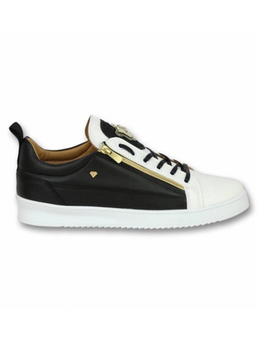 Cash Money Schoenen sneaker bee black white gold - Image 3
