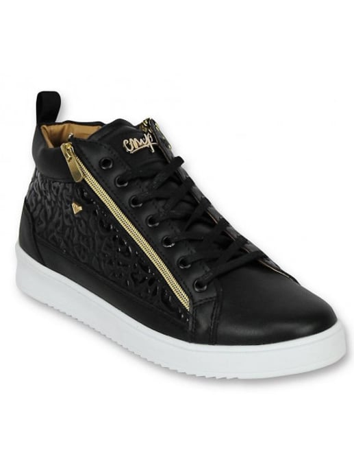 Cash Money Schoenen sneaker croc black gold - Image 2