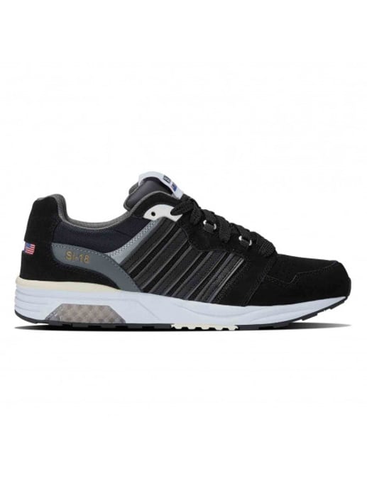 K-Swiss Kswiss rannell sde mens low black 07951-048-m - Image 1