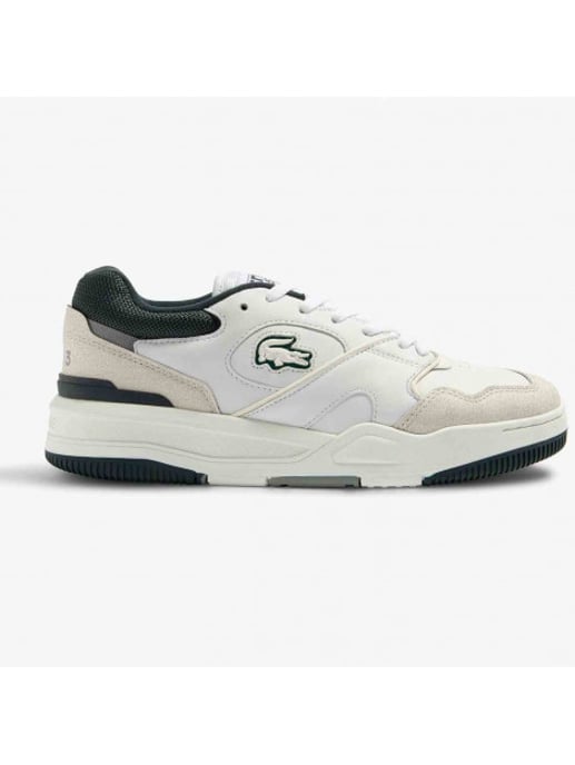 Lacoste Lineshot 223 3 sma wht/dk grn leather - Image 1