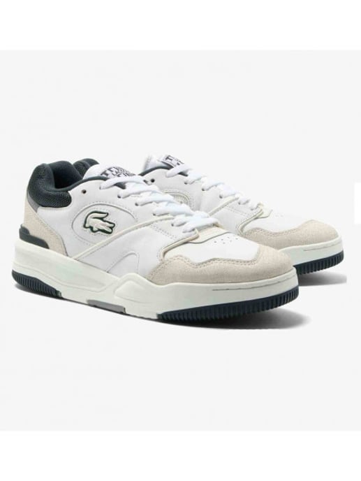 Lacoste Lineshot 223 3 sma wht/dk grn leather - Image 4