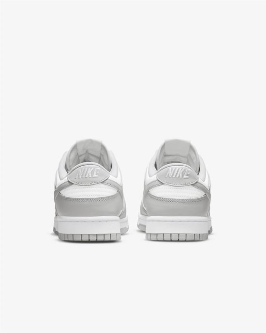 Nike Dunk Low Retro Trainers White/Grey Fog - Image 6