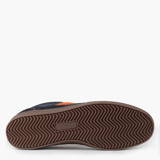 Q1905 Sneaker platinum donkerblauw/oranje/wit - Image 3