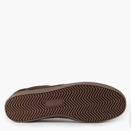 Q1905 Sneaker platinum donkerbruin/geel - Image 2