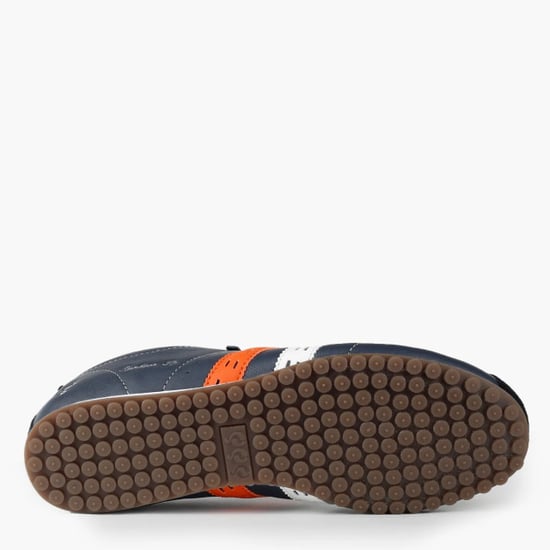 Q1905 Sneaker typhoon sp donkerblauw/wit/oranje - Image 2