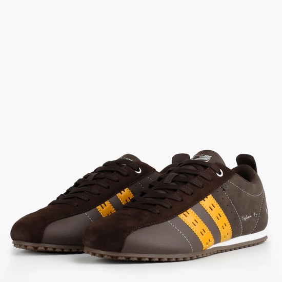 Q1905 Sneaker typhoon sp donkerbruin/geel - Image 3