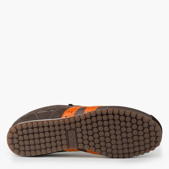 Q1905 Sneaker typhoon sp donkerbruin/oranje - Image 3