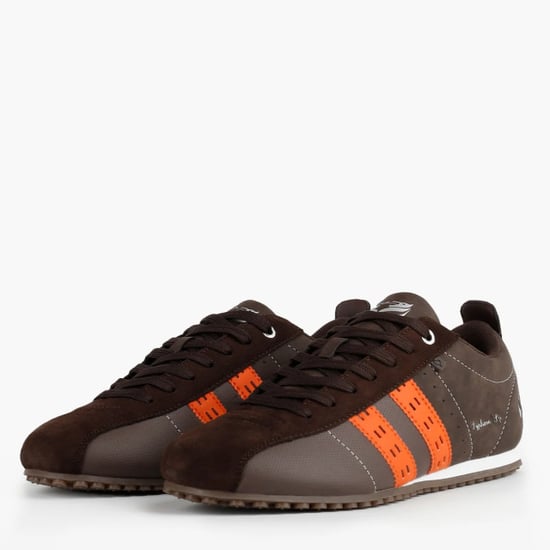 Q1905 Sneaker typhoon sp donkerbruin/oranje - Image 4