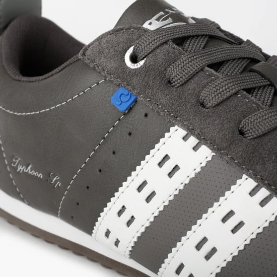 Q1905 Sneaker typhoon sp middengrijs/koningsblauw/wit - Image 3