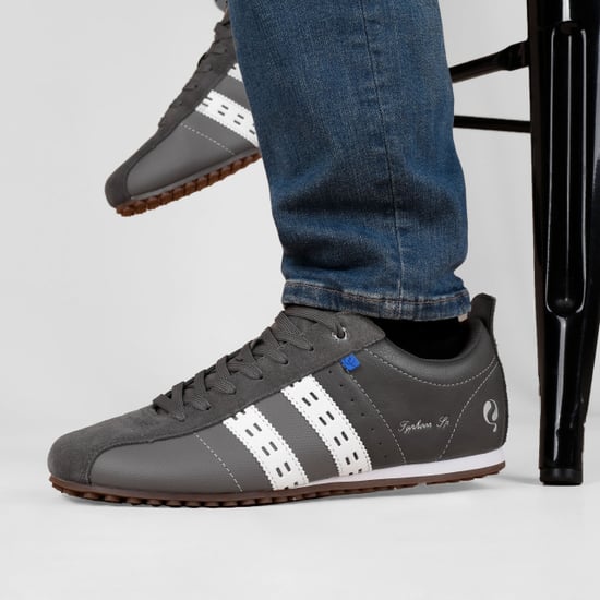 Q1905 Sneaker typhoon sp middengrijs/koningsblauw/wit - Image 6