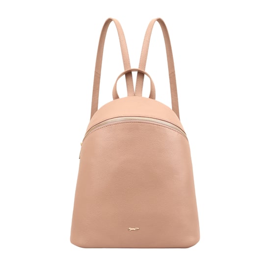 Panoma Pink Leather Backpack Bag - Image 1