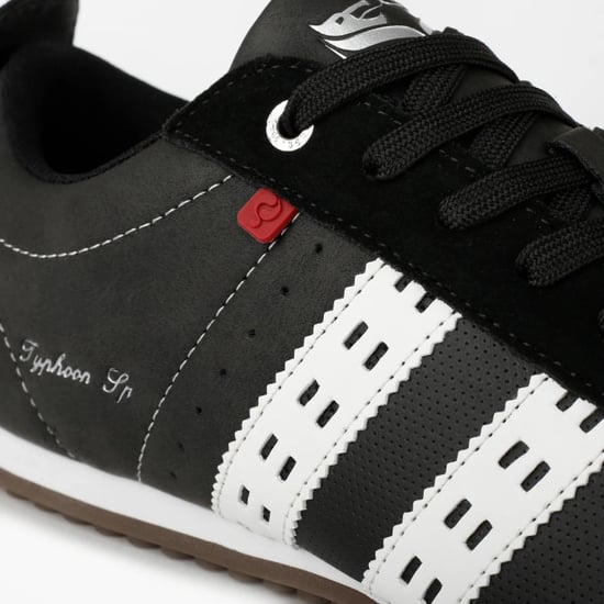 Q1905 Sneaker typhoon sp zwart/wit/rood - Image 3