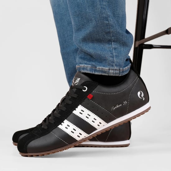 Q1905 Sneaker typhoon sp zwart/wit/rood - Image 5
