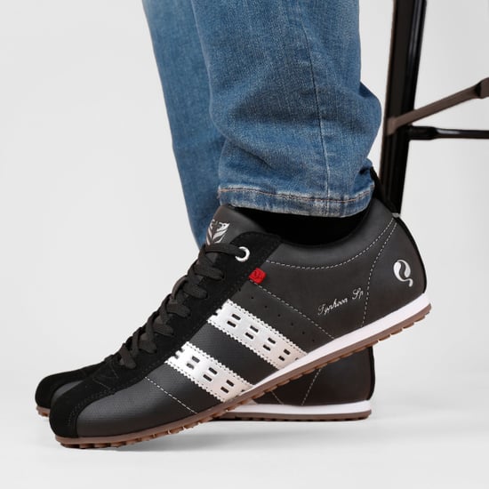 Q1905 Sneaker typhoon sp zwart/zilver/rood - Image 5