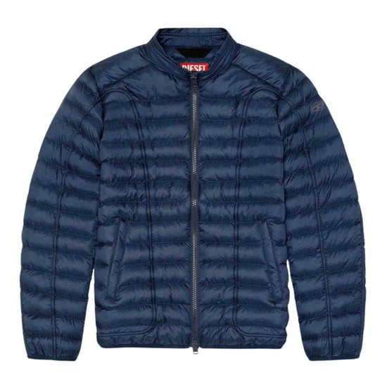 Diesel Unisex Volwassen Gequilte Jas (Blauw) - Image 1