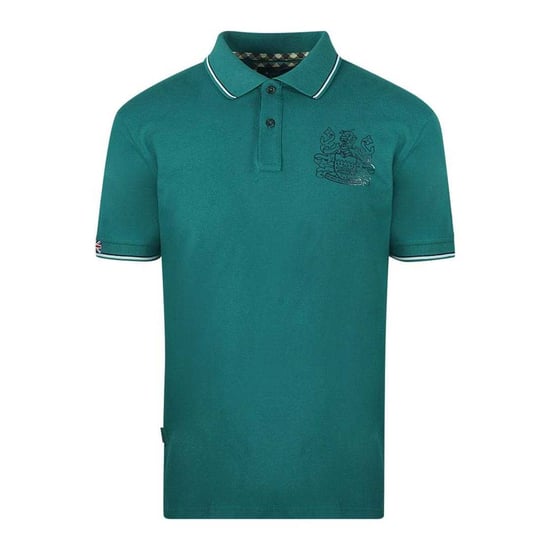 Aquascutum Unisex Volwassen Aldis Crest Polo Shirt (Groen) - Image 1