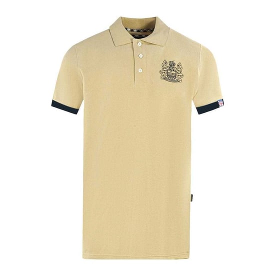 Aquascutum Unisex Volwassen Merken Kraag Polo Shirt (Beige) - Image 1