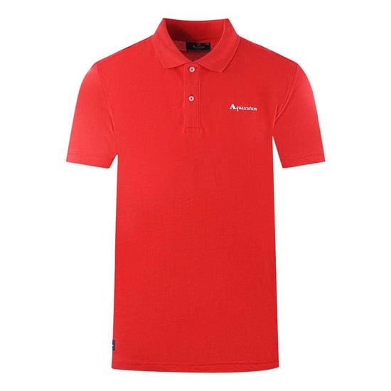 Aquascutum Unisex Volwassen Effen Logo Polo Shirt (Rood) - Image 1