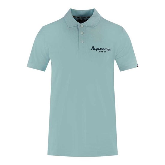Aquascutum Unisex Adult London 1851 Polo Shirt (Light Blue) - Image 1