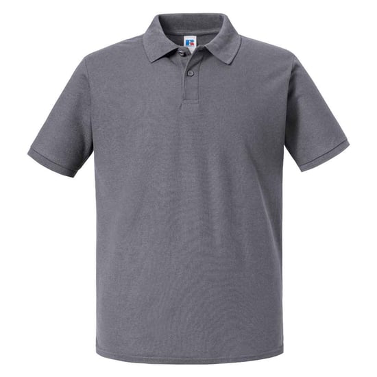 Russell Mens Authentic Eco Piqué Polo Shirt (Convoy Grey) - Image 1