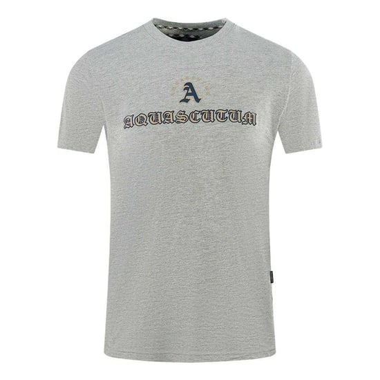 Aquascutum Unisex Adult Script Logo T-Shirt (Grijs) - Image 1