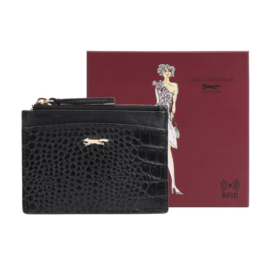 Joy Black Leather Purse - Image 1