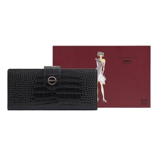 Lana Black Leather Purse - Image 1