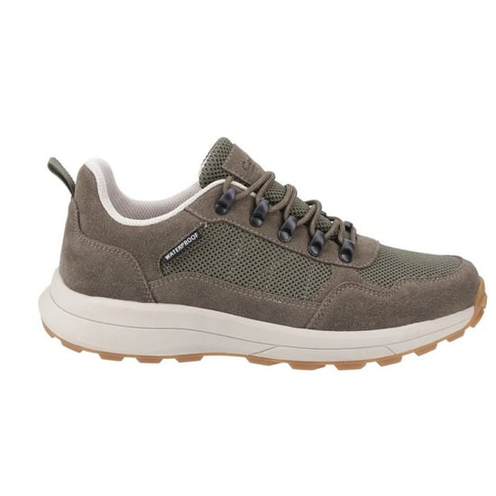 Cotswold Heren Elmfield Suède Sneakers (Khaki Groen) - Image 1