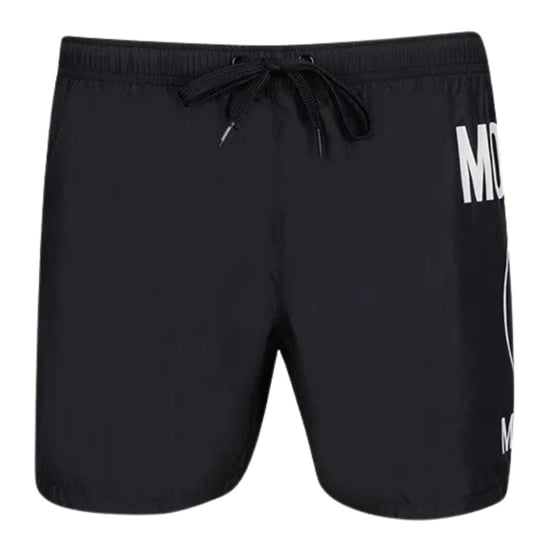 Moschino Mannen Milano Logo Zwemshorts (Zwart) - Image 1