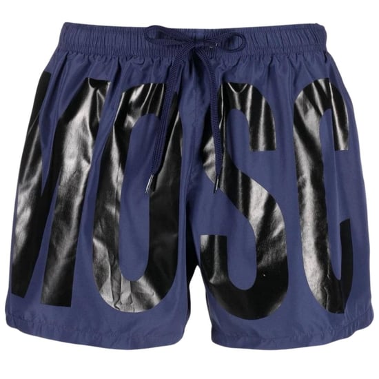 Moschino Heren Logo Zwemshort (Marineblauw) - Image 1