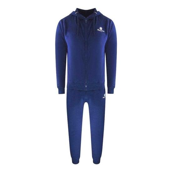Aquascutum Heren Volledige Rits Trainingspak Set (Blauw) - Image 1