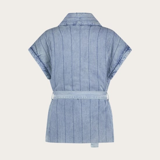 Florèz Cr0112 416 dante gilet light blue - Image 5