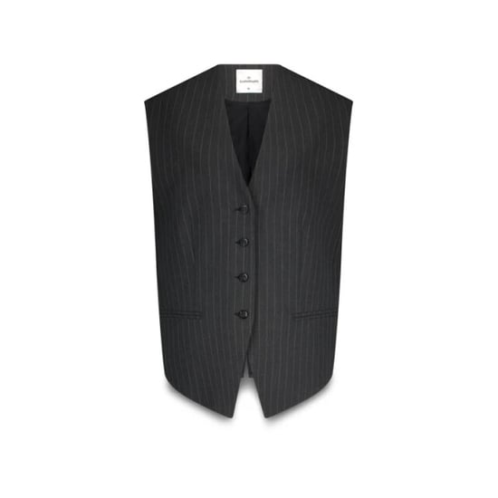 Summum 9s137-12258 495 gilet pinstripe midnight blue - Image 4