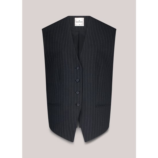 Summum 9s137-12258 495 gilet pinstripe midnight blue - Image 5