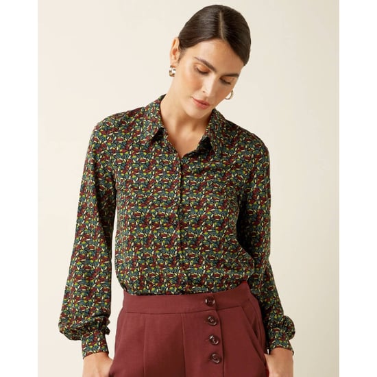 King Louie 10180 maisie blouse mirth jersey 678 rhubarb red - Image 4