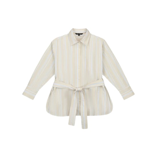 Olaf Hussein Stripe tie shirt ls blouses w200304 - Image 1
